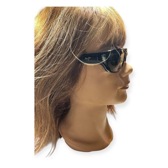 Maui Jim Stingray MJ103-02 Polarized Sunglasses Gray Mirrored Lenses‎ 129mm Rare - Picture 2 of 10